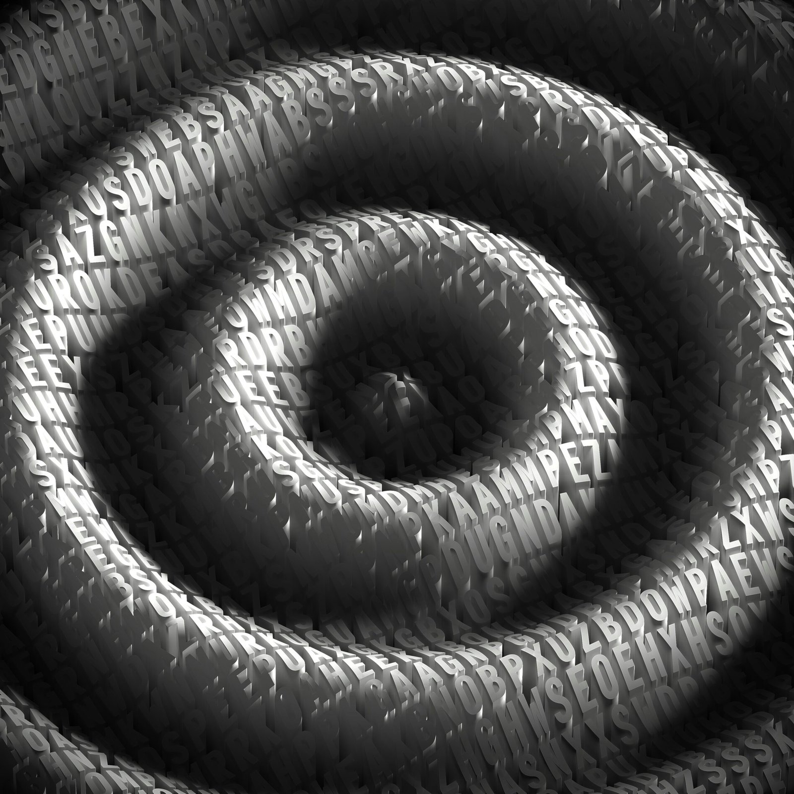 a black and white photo of a spiral design Alight Motion Mod APK