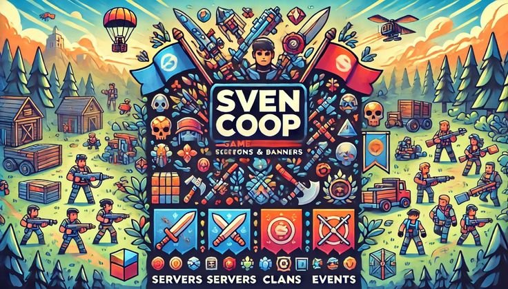 Sven Coop game icons banners